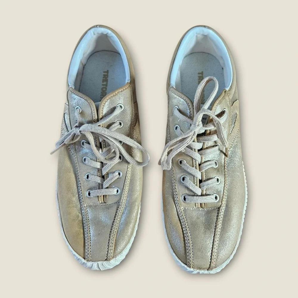 Tretorn Womens Wtny Lite 6 Bold‎ Leather Platform Sneakers Shoes Size 10
